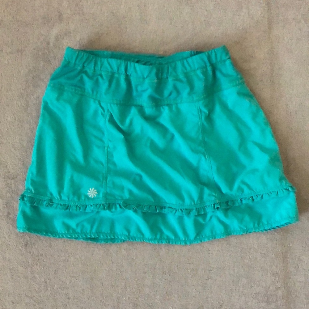 Athleta Light Blue Teal Tennis Skirt XXS